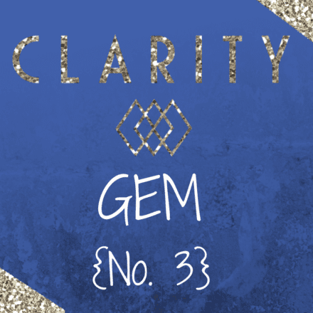 {Clarity Gem No. 3} How to make your day job work for YOU, instead of you working for it