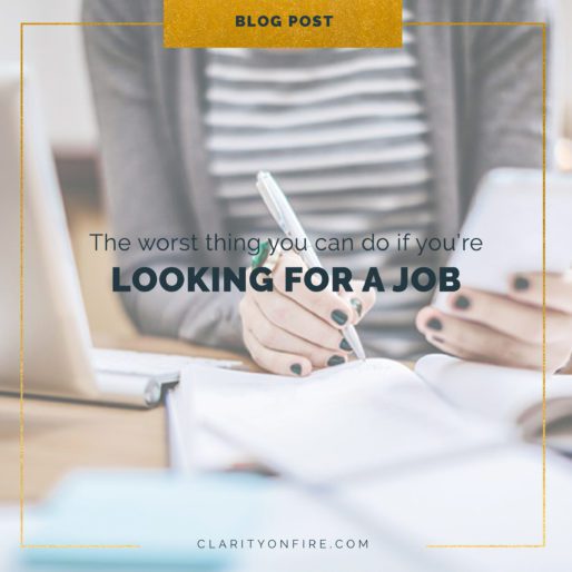 The WORST thing you can do if you’re looking for a job
