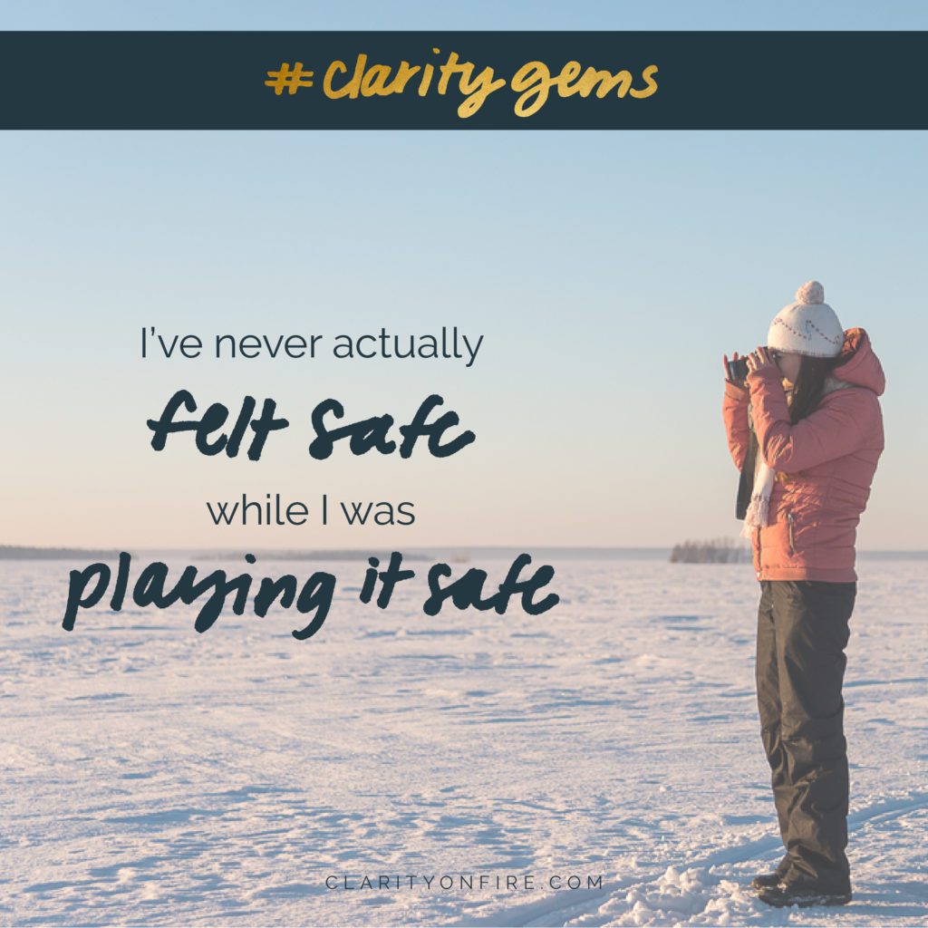 playing it safe