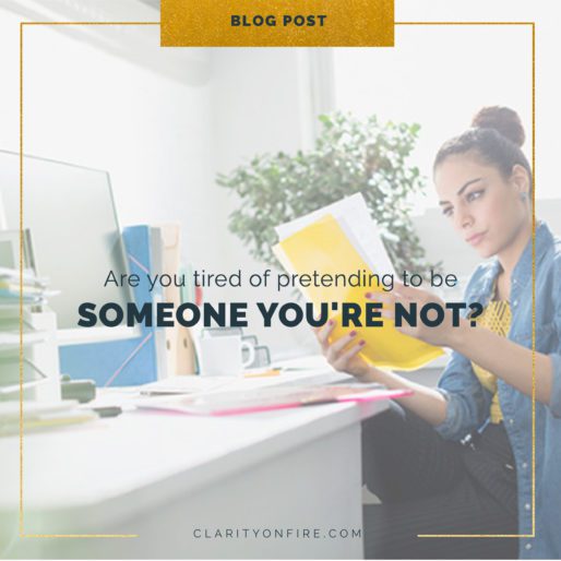Blog: Are you tired of pretending to be someone you’re not?