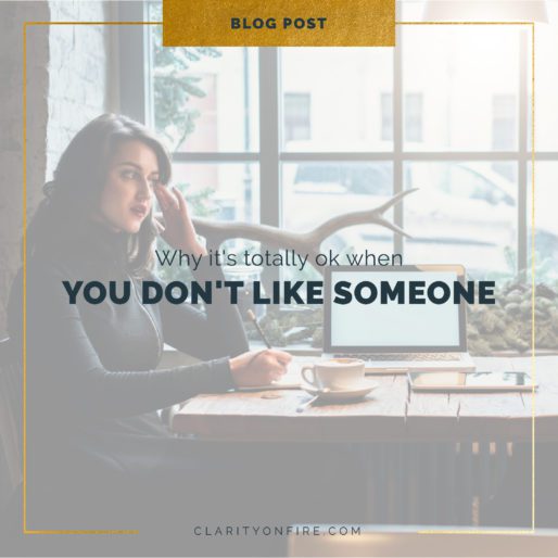 Why it’s totally OK when you don’t like someone