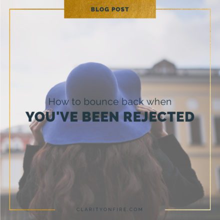 How to bounce back from any rejection