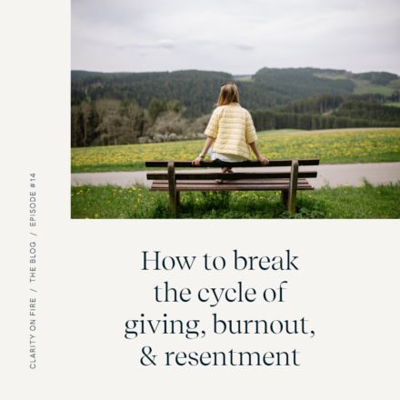 Blog: The giving-burnout-resentment cycle in relationships