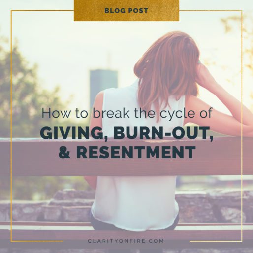 Blog: The giving-burnout-resentment cycle in relationships