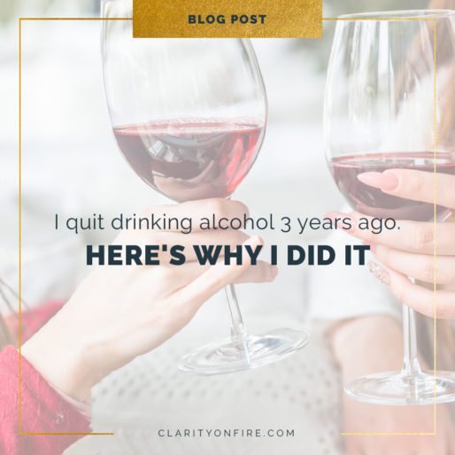 Why I quit drinking alcohol 3 years ago