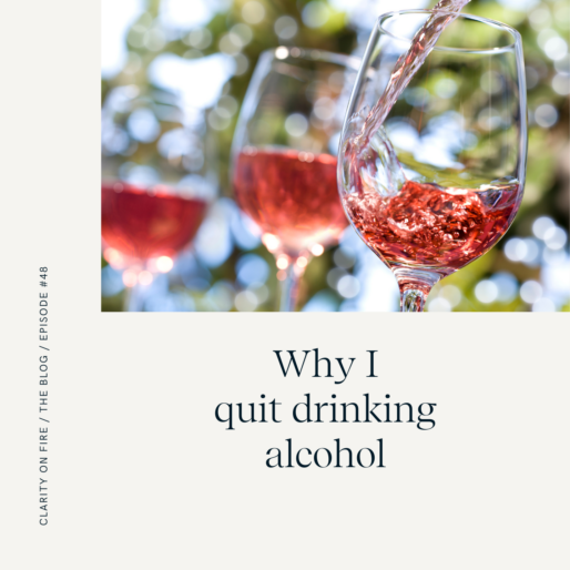 Why I quit drinking alcohol