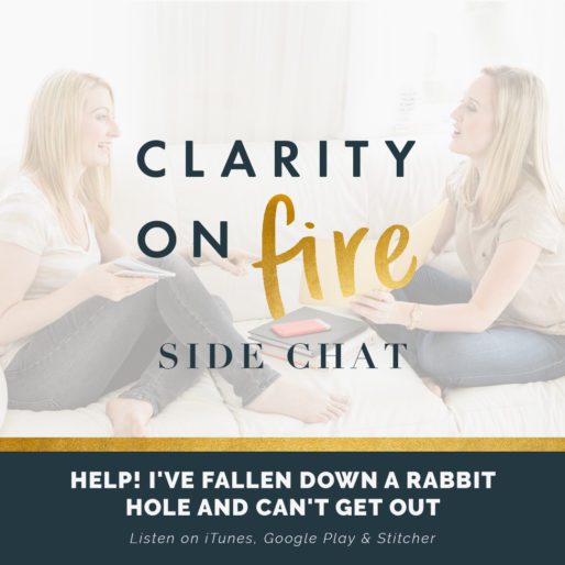 Side Chat: Help! I’ve fallen down a rabbit hole & can’t get out