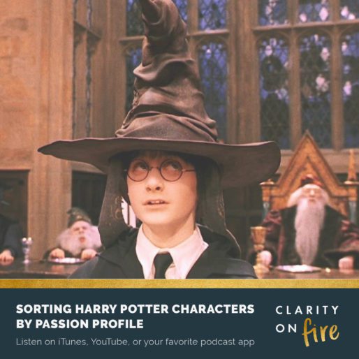 Sorting Harry Potter characters by Passion Profile