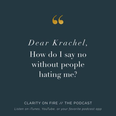Dear Krachel: How do I say no without people hating me?