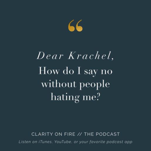 Dear Krachel: How do I say no without people hating me?