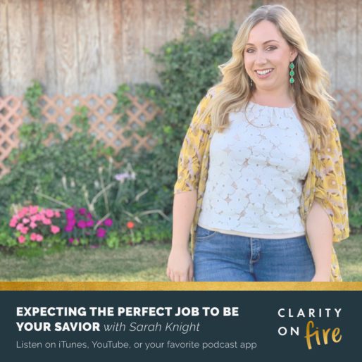 Expecting the perfect job to be your savior with Sarah Knight
