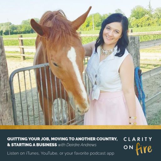 Quitting your job, moving to another country, & starting a business with Deirdre Andrews