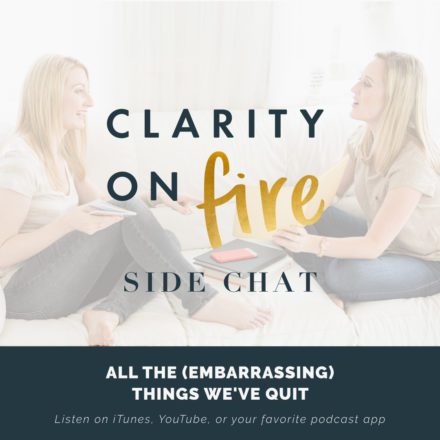 Bonus Side Chat: All the (embarrassing) things we’ve quit