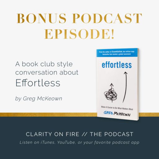 Bonus Book Club! Effortless by Greg McKeown