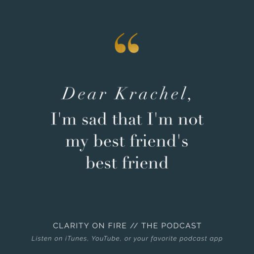 Dear Krachel: I’m sad that I’m not my best friend’s best friend