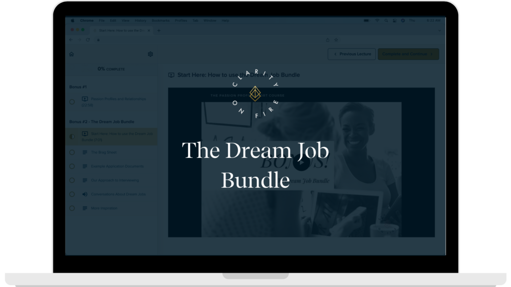 Passion Profile Short Course Bonus - The Dream Job Bundle