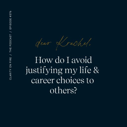 How do I avoid justifying my life & career choices to others?