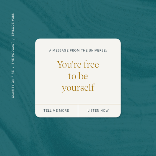 Message from the Universe: You’re free to be yourself