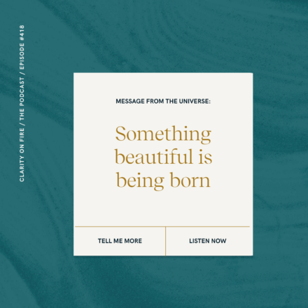 Message From the Universe: Something beautiful is being born in your life