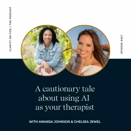 A cautionary tale about using AI as your therapist with Amanda Johnson & Chelsea Jewel
